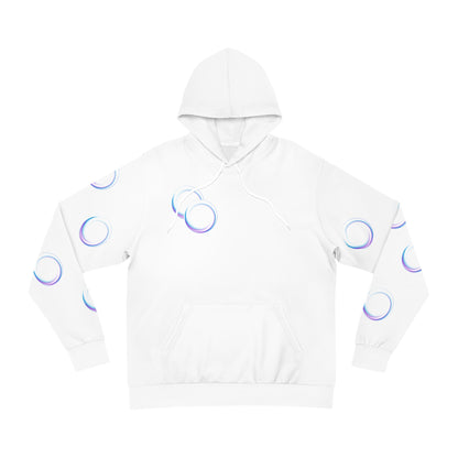 Trendy Circle Pattern Hoodie, AOP Sweatshirt, Casual Wear, Gift for Her, Unique Fashion, Cozy Winter Apparel