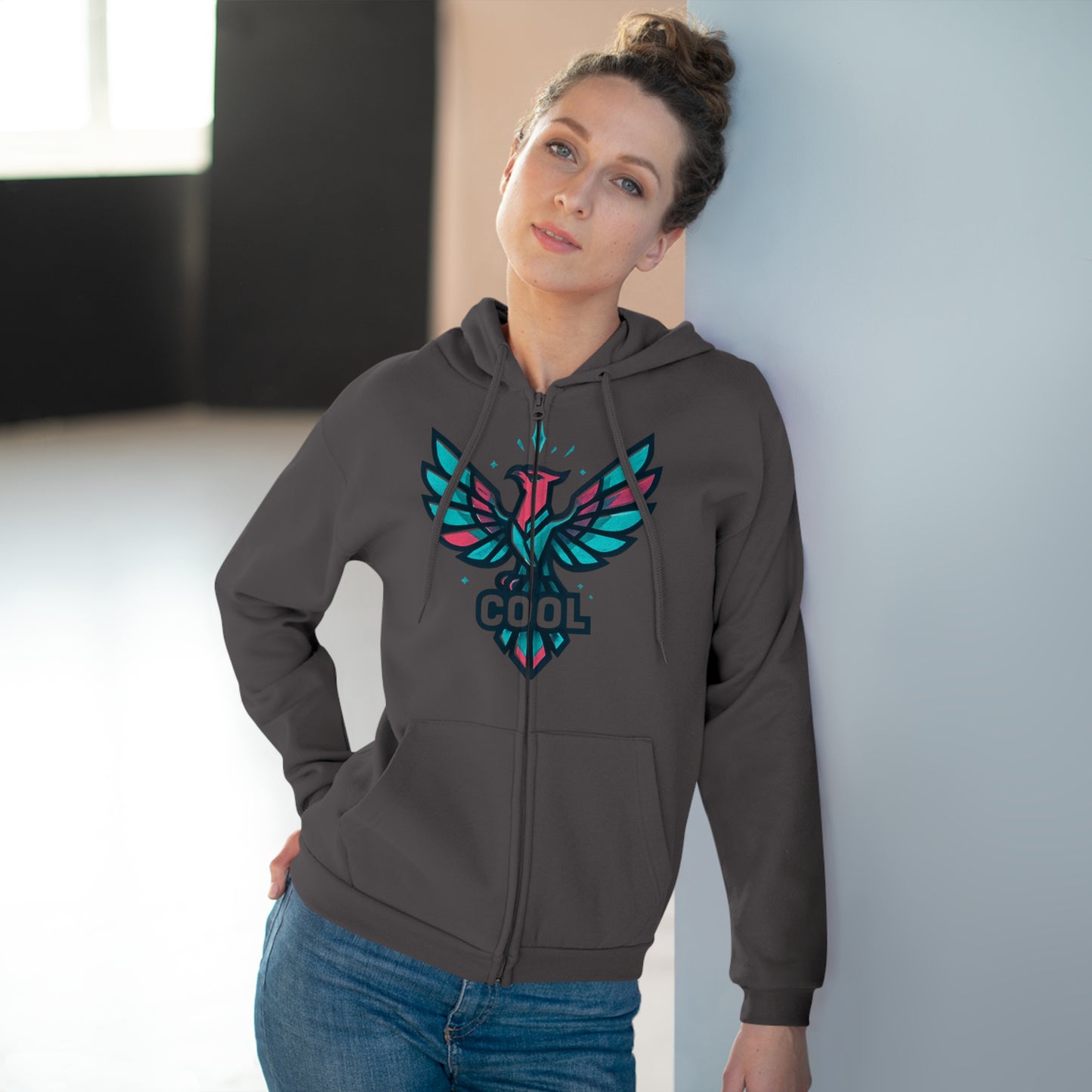 Stylish  Hooded Zip Sweatshirt with Vibrant Design | Casual Outerwear, Perfect for Gifting, Everyday Wear, Holidays, Unique [...]