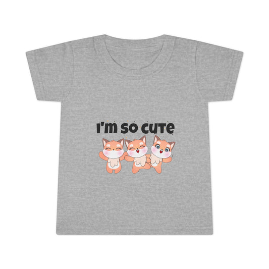 Adorable Toddler T-Shirt | Cute Animal Tee for Kids, Playful Shirt, Birthday Gift, Gift for Toddlers, Everyday Wear