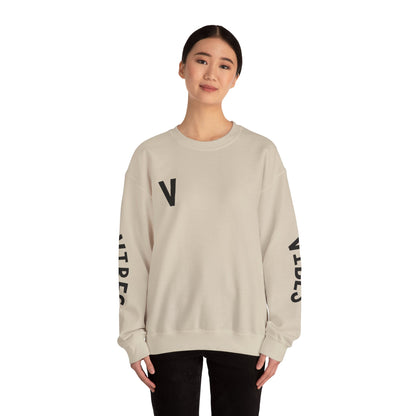 Vibes  Heavy Blend™ Crewneck Sweatshirt - Cozy, Casual, Trendy, Gift for Her/Him, Perfect for Fall/Winter