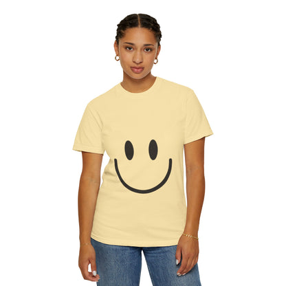Smiley Face  T-Shirt, Fun Graphic Tee, Casual Wear, Gift for Friends, Positive Vibes Shirt, Happy Birthday Gift, Summer Essentials