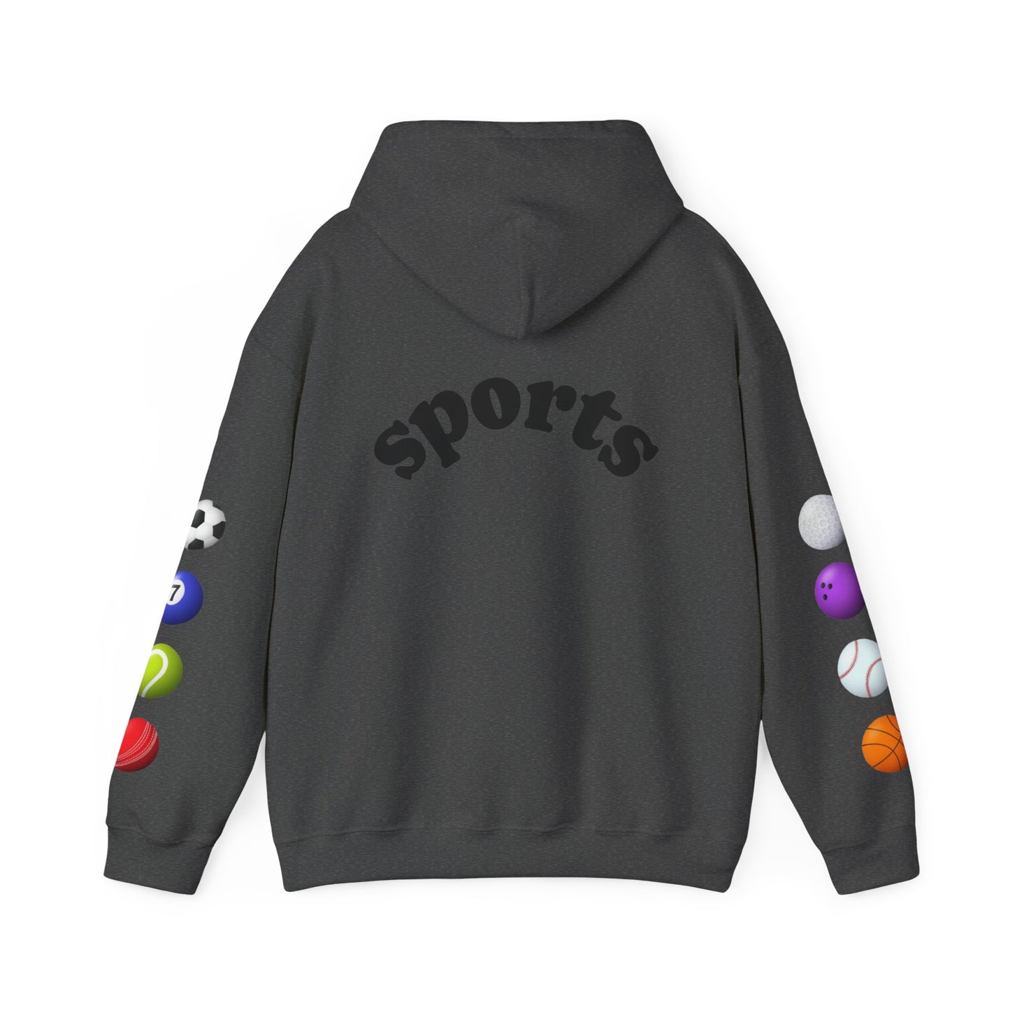 Sports-Themed Hoodie, Perfect for Athletes, Gifts for Sports Lovers, Cozy Sweatshirt for Game Days, Casual Wear