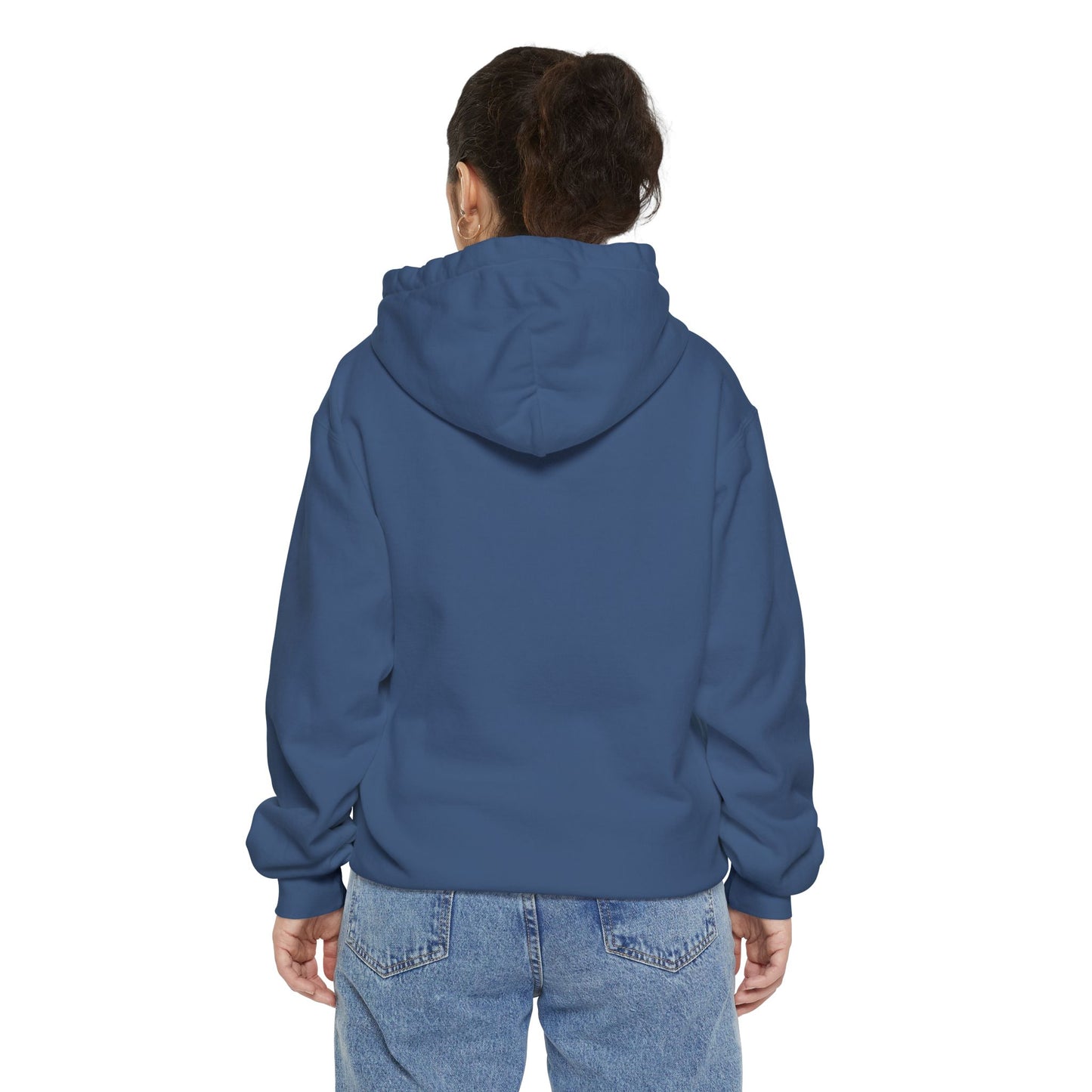 Sporty  Garment-Dyed Hoodie - Casual Comfort for Sports Lovers,  Apparel, Activewear, Gift for Athletes, Cozy Loungewear