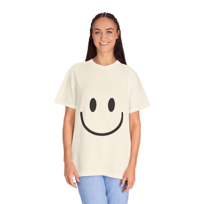 Smiley Face  T-Shirt, Fun Graphic Tee, Casual Wear, Gift for Friends, Positive Vibes Shirt, Happy Birthday Gift, Summer Essentials