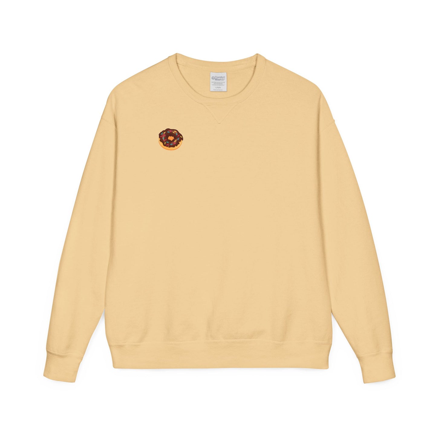 Cozy Donut Graphic Sweatshirt - Perfect for Food Lovers, Casual Outings, Birthdays, Winter Fashion, Gift Idea