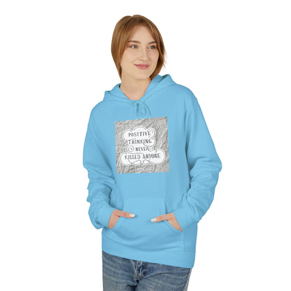 Positive Vibes  Fleece Hoodie | Cozy, Casual Apparel for Friends, Gift for Occasions, Perfect for Everyday Wear