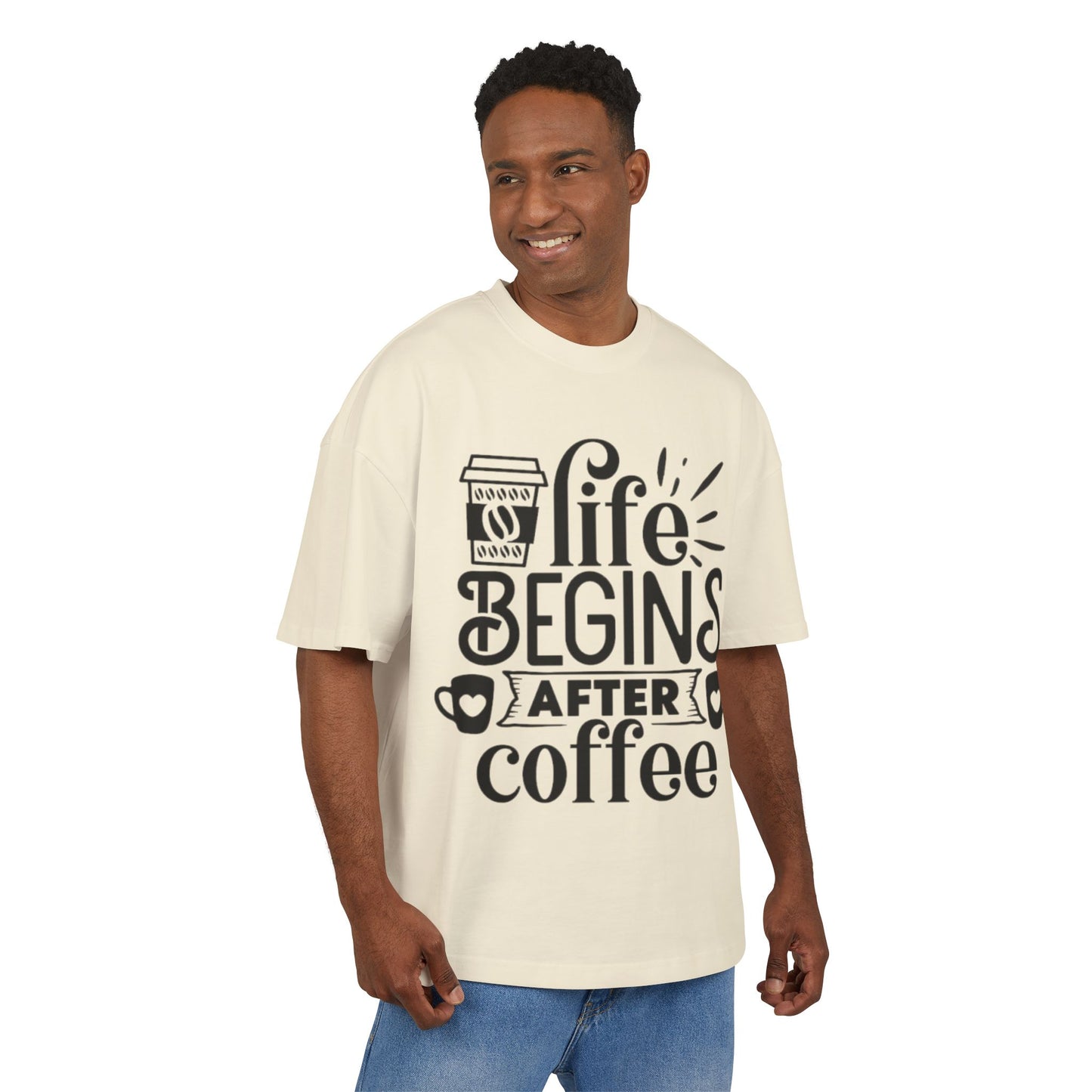 Coffee Lovers  Box Tee - Life Begins After Coffee Shirt, Gift for Barista, Funny Tee, Coffee Addict Gift, Casual Wear