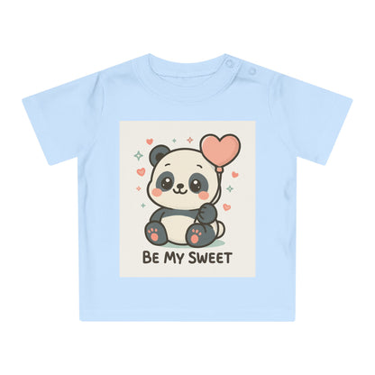 Cute Panda Baby T-Shirt, Adorable Infant Tee, Be My Sweet Gift, Baby Shower Outfit, Birthday Apparel, Newborn Clothing