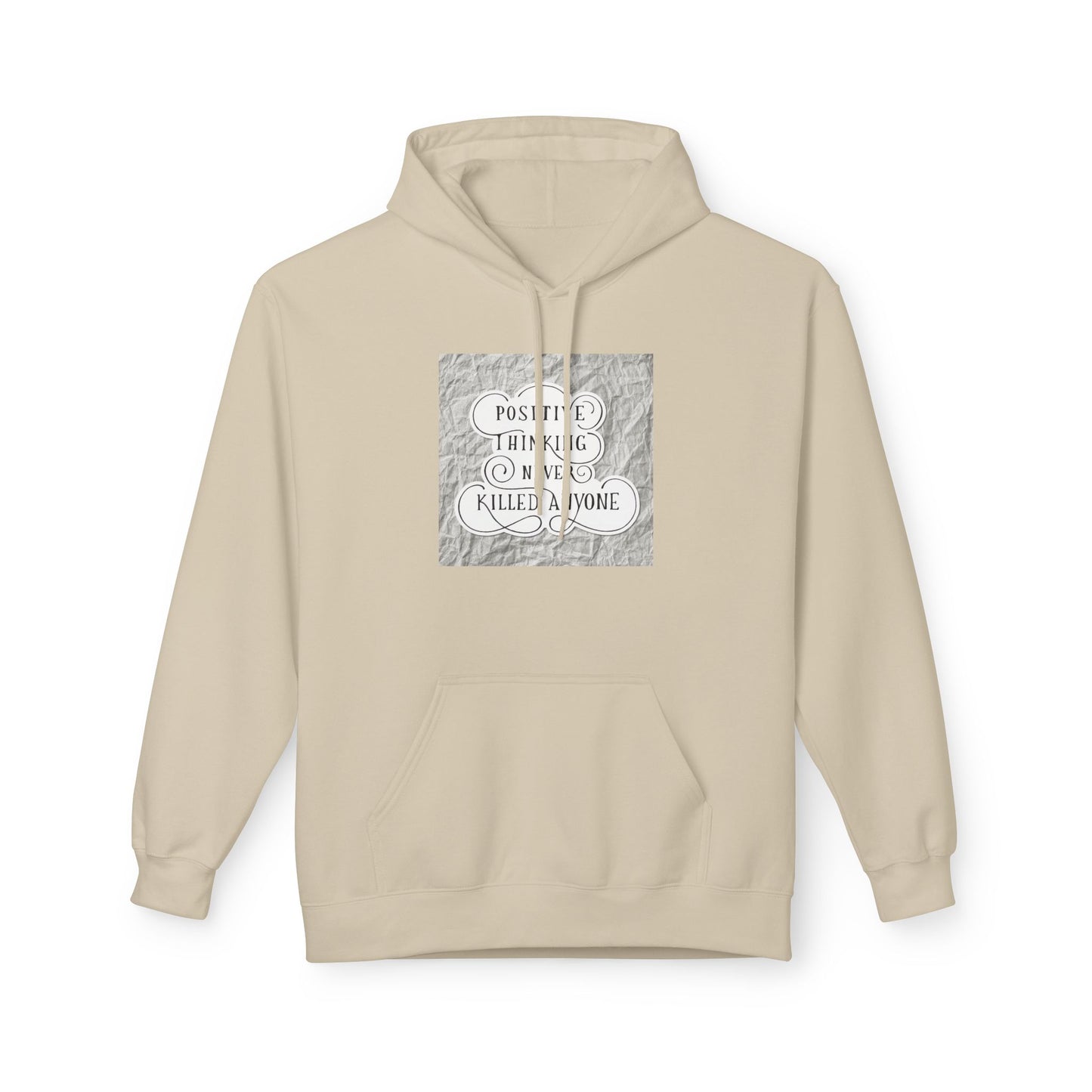 Positive Vibes  Fleece Hoodie | Cozy, Casual Apparel for Friends, Gift for Occasions, Perfect for Everyday Wear