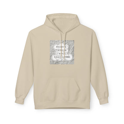 Positive Vibes  Fleece Hoodie | Cozy, Casual Apparel for Friends, Gift for Occasions, Perfect for Everyday Wear