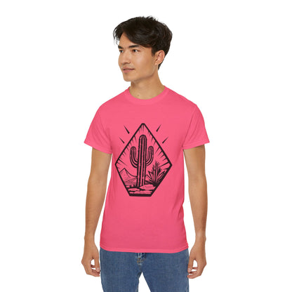 Desert Cactus Tee, Travel Shirt, Nature Lover Gift, Summer Apparel, Outdoorsy Style, Graphic T-shirt