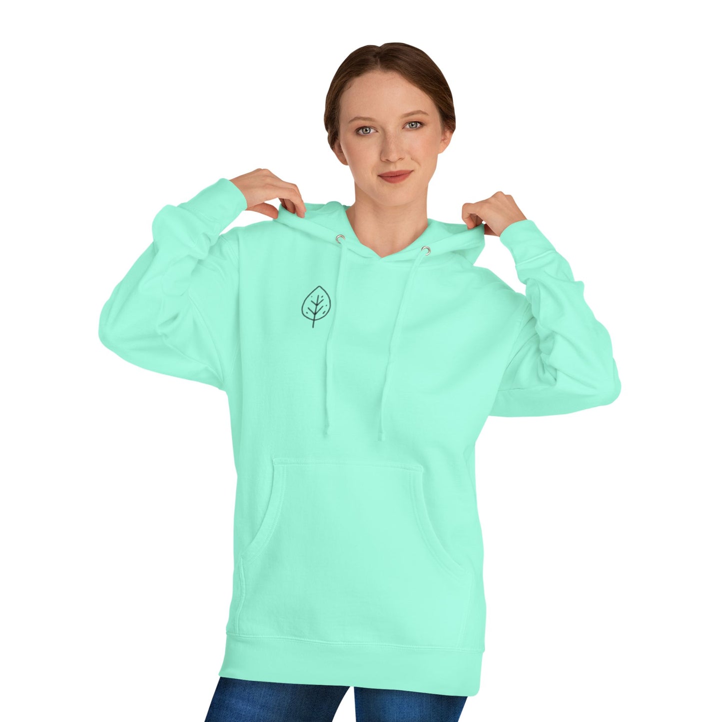 Nature-Inspired  Hooded Sweatshirt