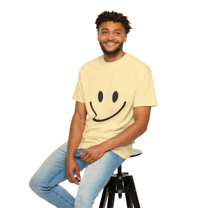 Smiley Face  T-Shirt, Fun Graphic Tee, Casual Wear, Gift for Friends, Positive Vibes Shirt, Happy Birthday Gift, Summer Essentials
