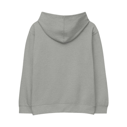 Embroidered Kids Fleece Hoodie with Ice Cream Design, Cozy Youth Sweatshirt, Perfect for Playtime, Gifts, and Celebrations