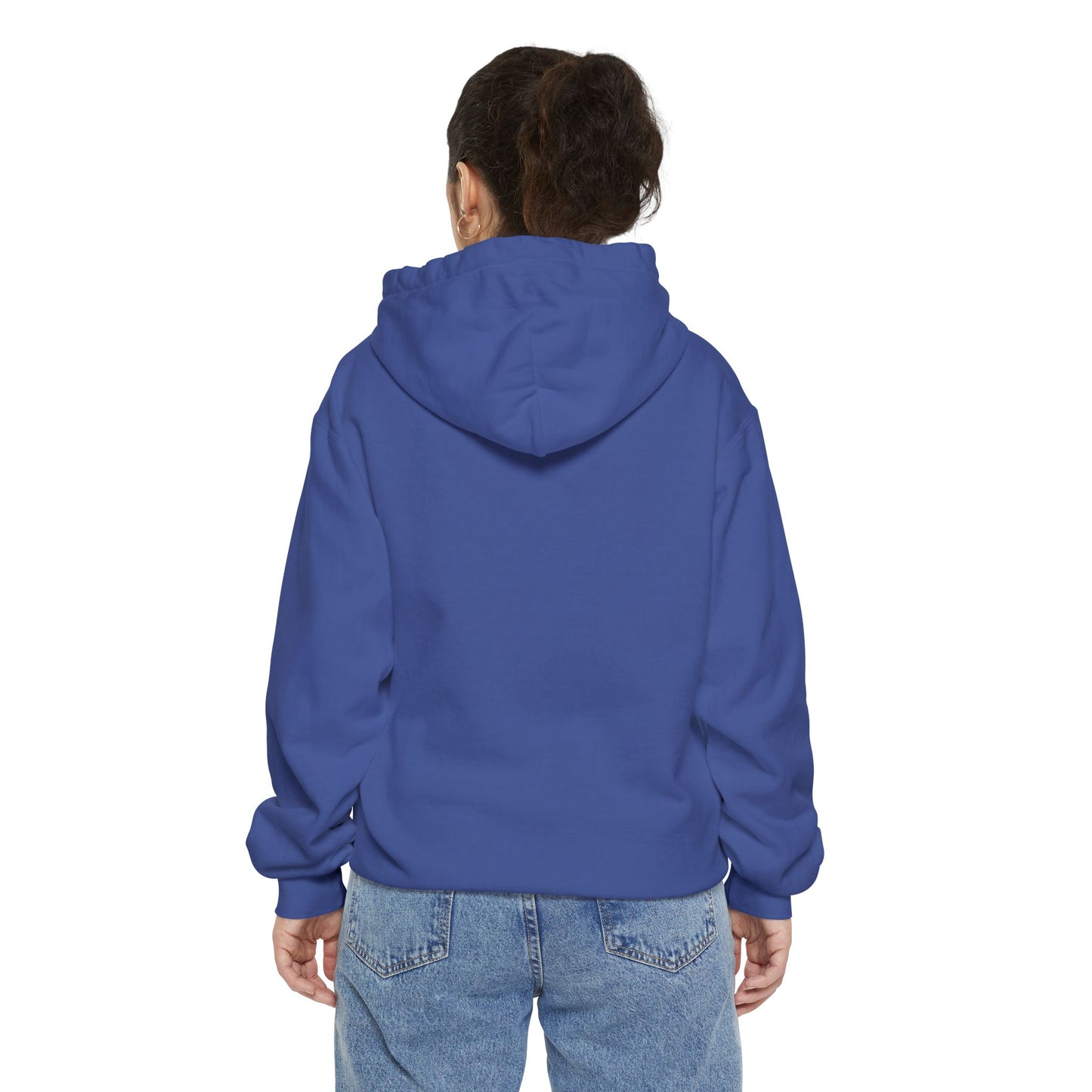 Sporty  Garment-Dyed Hoodie - Casual Comfort for Sports Lovers,  Apparel, Activewear, Gift for Athletes, Cozy Loungewear