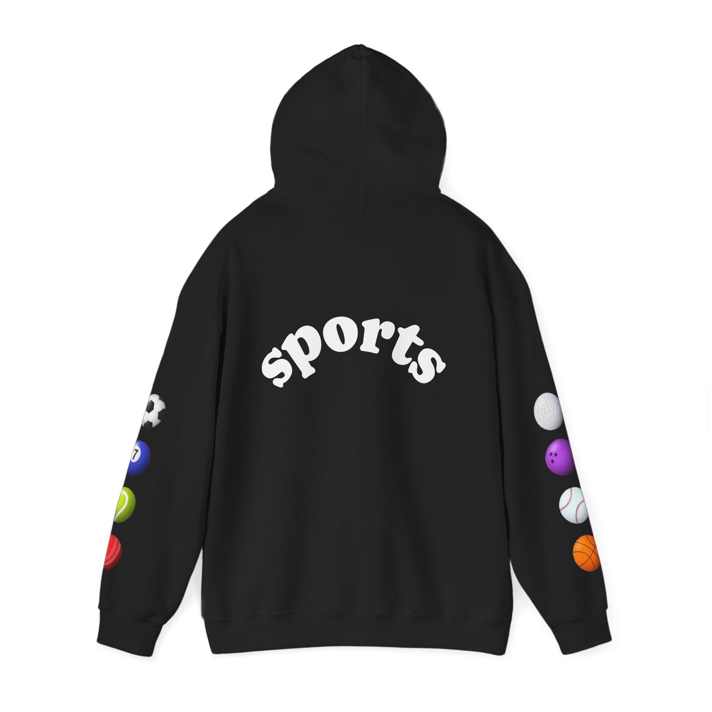 Sports-Themed Hoodie, Perfect for Athletes, Gifts for Sports Lovers, Cozy Sweatshirt for Game Days, Casual Wear