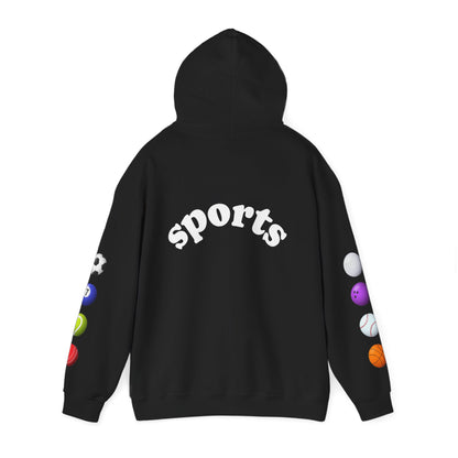 Sports-Themed Hoodie, Perfect for Athletes, Gifts for Sports Lovers, Cozy Sweatshirt for Game Days, Casual Wear