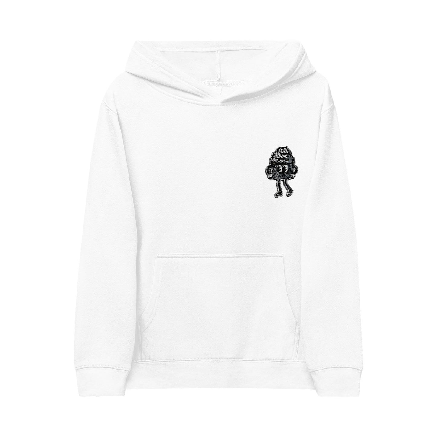 Cozy Kids Fleece Hoodie with Fun Embroidery - Perfect for Playdates, Birthdays, Back to School, Casual Wear, Children's Apparel