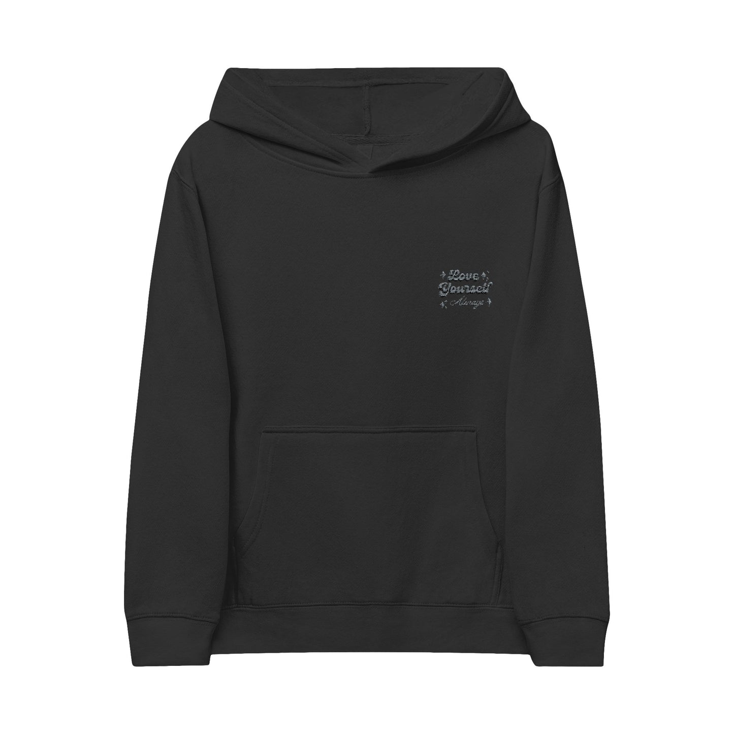 Cozy Kids Fleece Hoodie with Embroidered Design, Perfect for Playtime, Gifts, Birthdays, Holiday Wear, Everyday Comfort