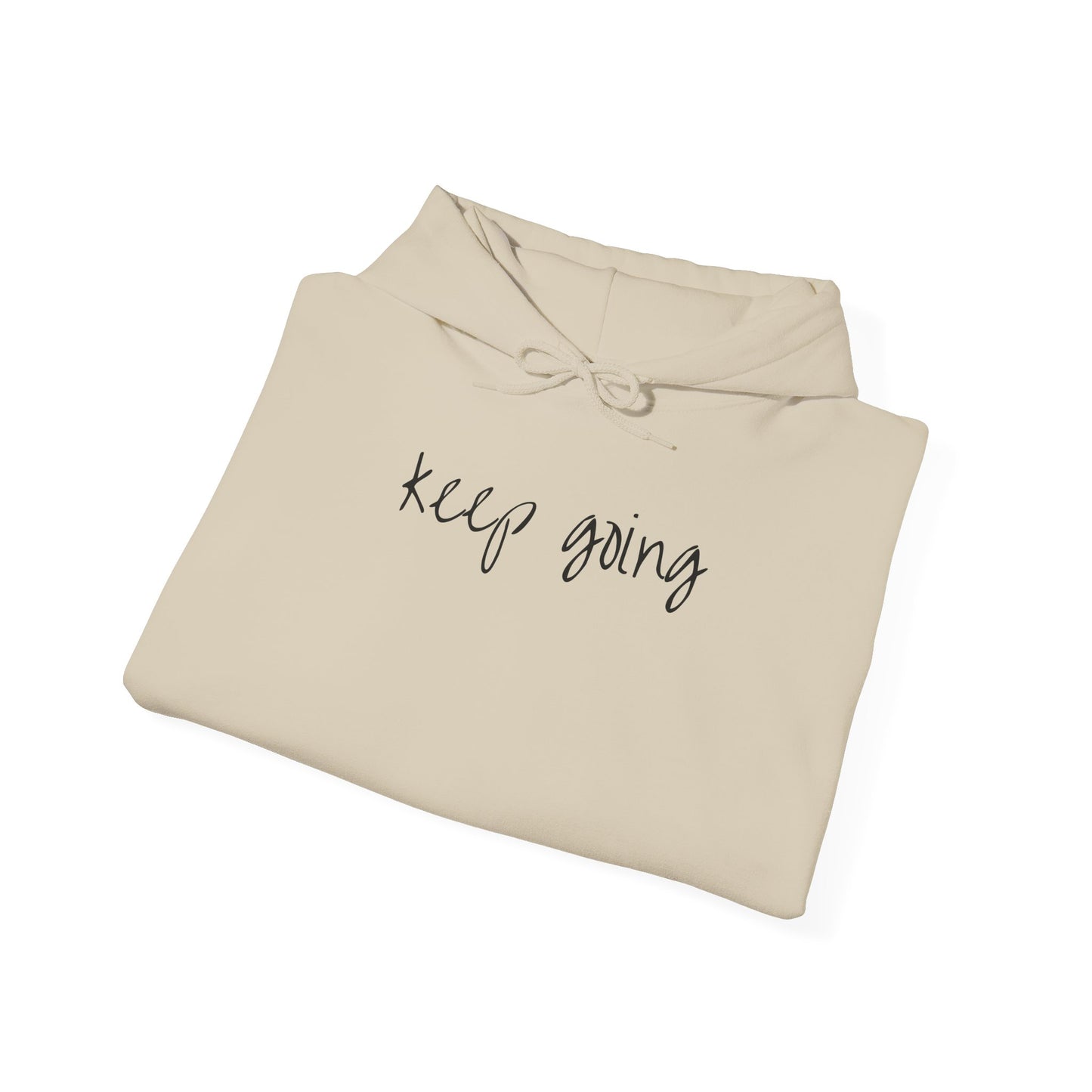 keep going design Heavy Blend™ Hooded Sweatshirt