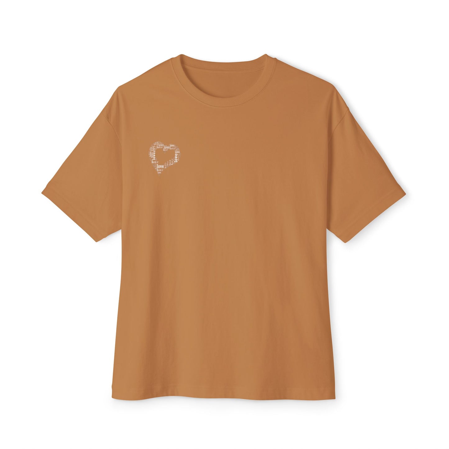 Minimalist Heart Oversized Tee, Casual  T-Shirt, Comfortable Everyday Wear, Perfect for Gifts, Summer Fashion, Relaxed Fit