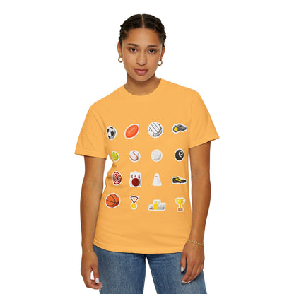 Sporty Icon T-Shirt, Casual Wear, Gift for Athletes, Sports Lovers, Fun Workout Shirt, Sports Themed Apparel