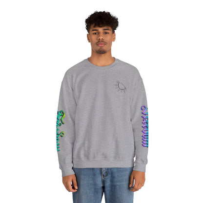 Sunshine & Swirls Crewneck Sweatshirt, Cozy Winter Wear, Casual Fashion Graphic Sweatshirt, Perfect Gift for Friends & Family, [...]