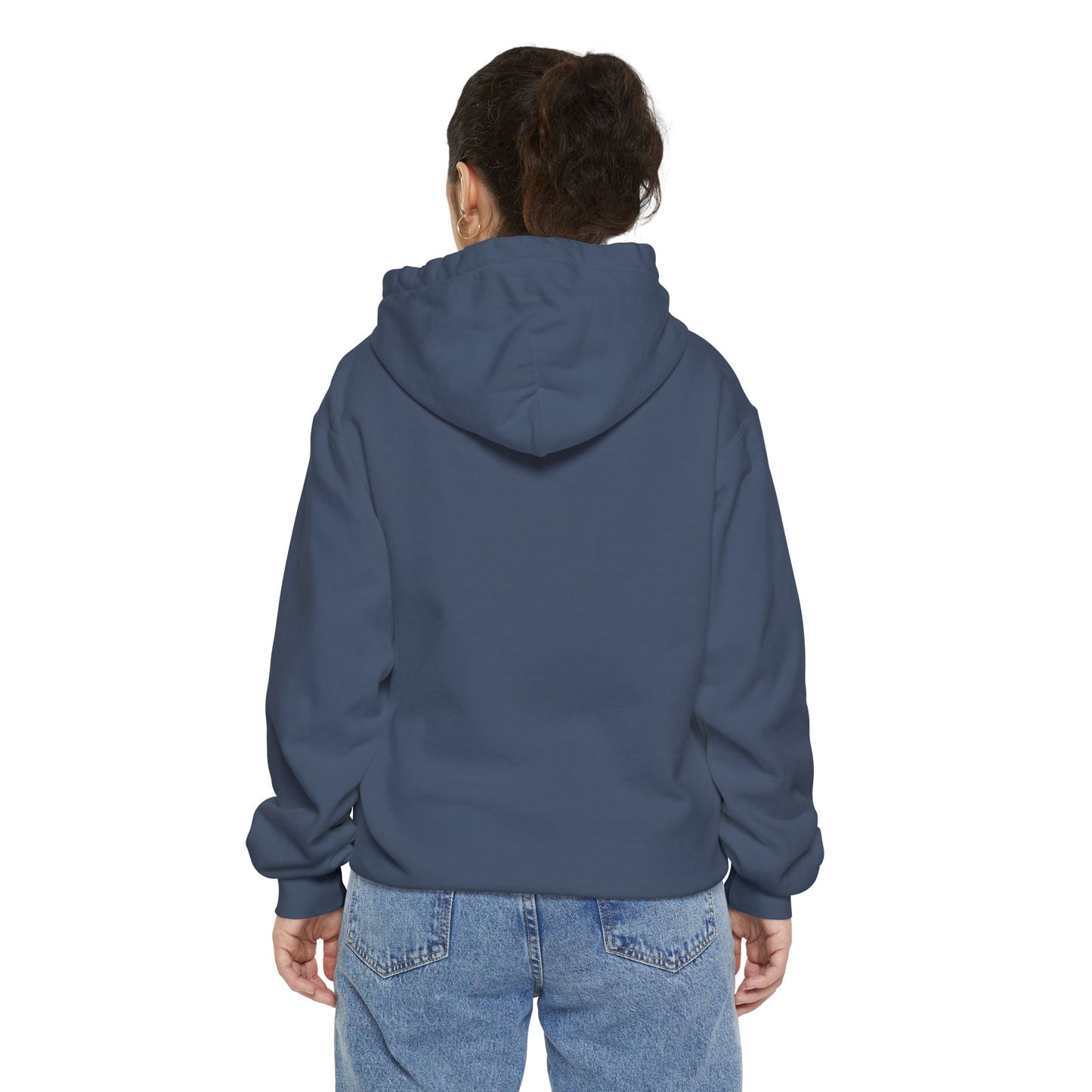 Sporty  Garment-Dyed Hoodie - Casual Comfort for Sports Lovers,  Apparel, Activewear, Gift for Athletes, Cozy Loungewear