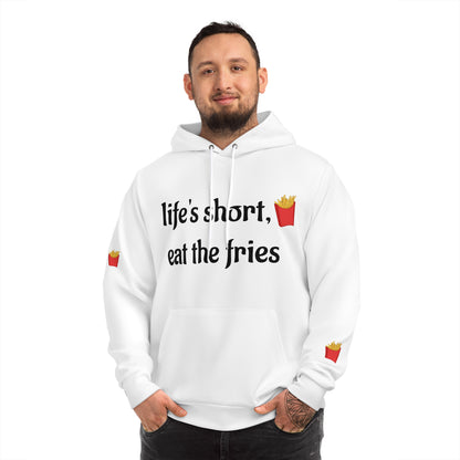 Playful French Fry Hoodie with Fun Quote | Perfect Gift for Food Lovers, Chefs, Foodies, Casual Wear, Everyday Comfort