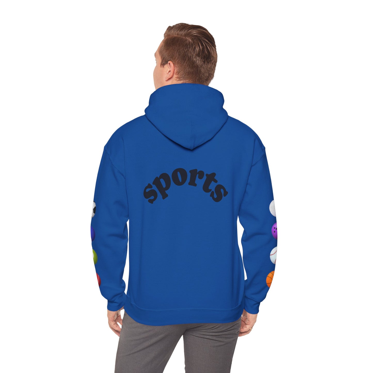Sports-Themed Hoodie, Perfect for Athletes, Gifts for Sports Lovers, Cozy Sweatshirt for Game Days, Casual Wear
