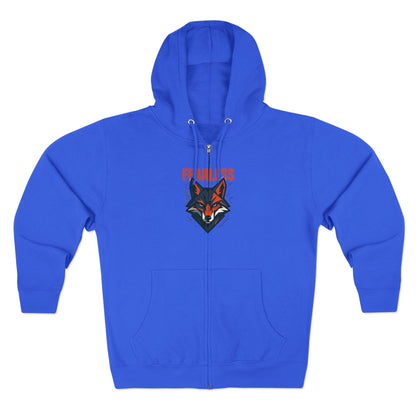 Fearless Wolf  Zip Hoodie | Cozy Layer for Adventurers, Perfect Gift for Animal Lovers, Everyday Casual Wear, Outdoor [...]