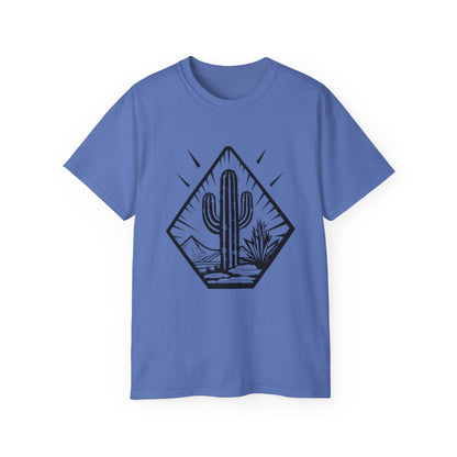 Desert Cactus Tee, Travel Shirt, Nature Lover Gift, Summer Apparel, Outdoorsy Style, Graphic T-shirt