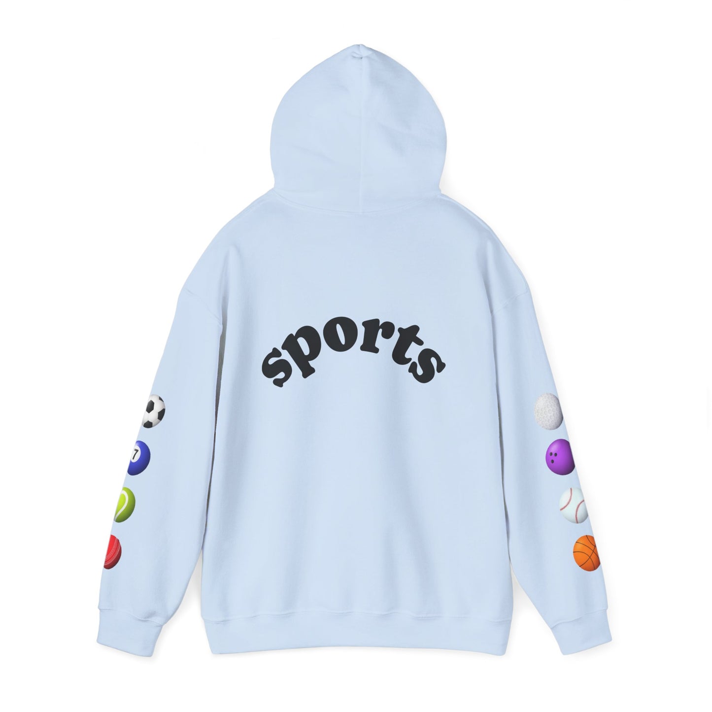 Sports-Themed Hoodie, Perfect for Athletes, Gifts for Sports Lovers, Cozy Sweatshirt for Game Days, Casual Wear
