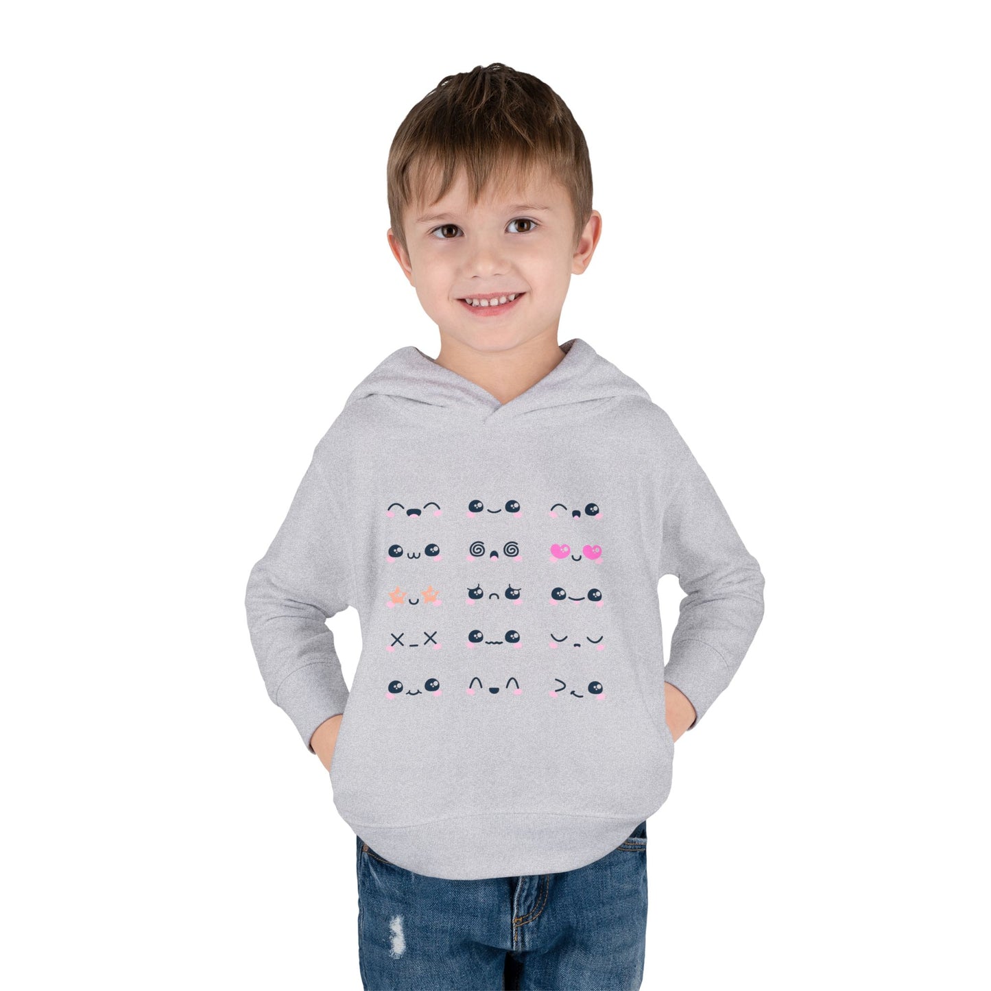 Cute Toddler Fleece Hoodie with Fun Facial Expressions, Perfect Gift for Kids, Cozy Pullover for Playdates, Everyday Wear, Holiday [...]
