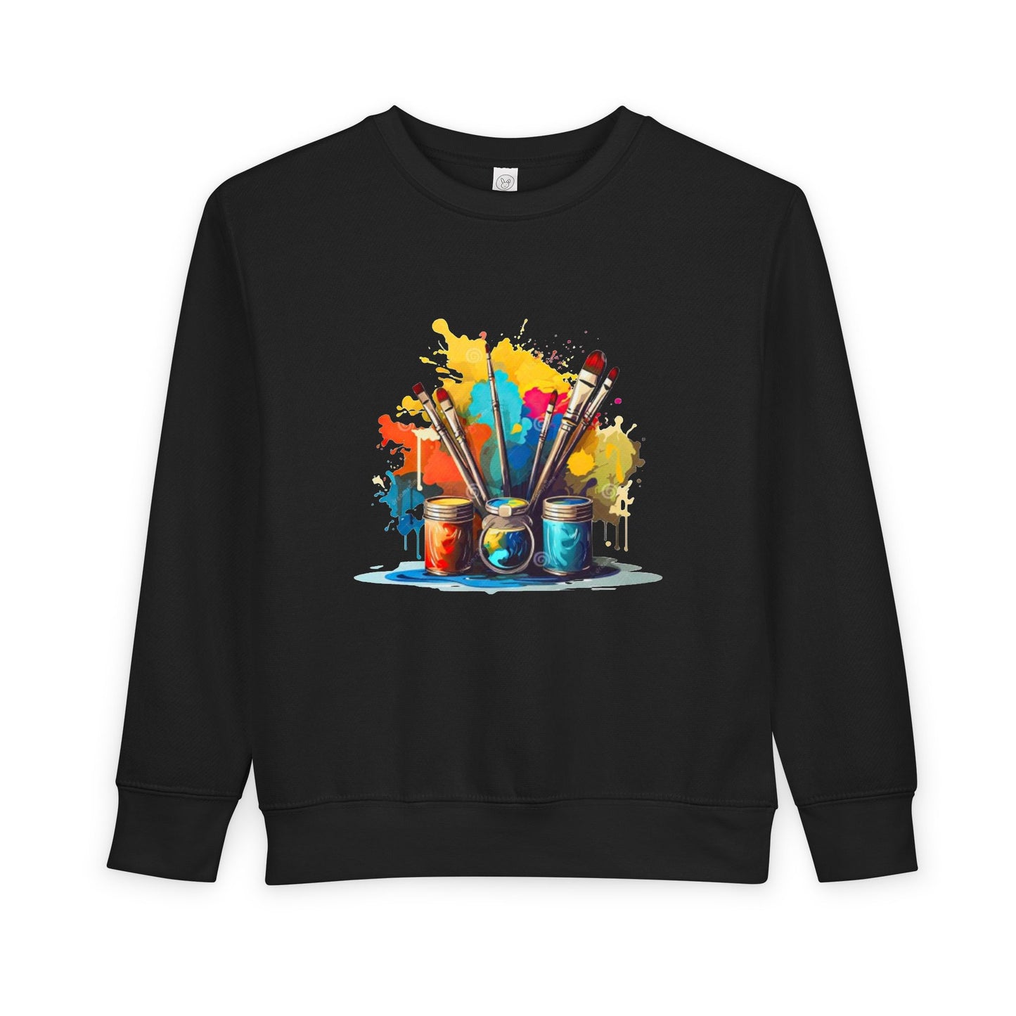 Creative Little Artist Toddler Sweatshirt, Kids Art Sweatshirt, Colorful Kids Sweater, Toddler Gift, Birthday Present, Painting Lover