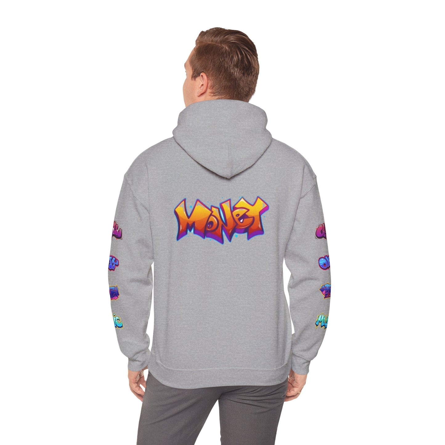 Graffiti Art  Hoodie - Cozy Streetwear, Unique Gift for Art Lovers, Perfect for Festivals, Casual Wear, Cool Graphic Sweatshirt