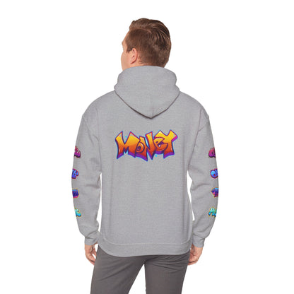 Graffiti Art  Hoodie - Cozy Streetwear, Unique Gift for Art Lovers, Perfect for Festivals, Casual Wear, Cool Graphic Sweatshirt