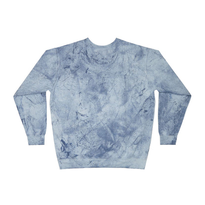 Color Blast  Crewneck Sweatshirt, Tie-Dye Pullover, Casual Hoodie, Trendy Gift for Her, Spring Fashion, Cozy Sweater