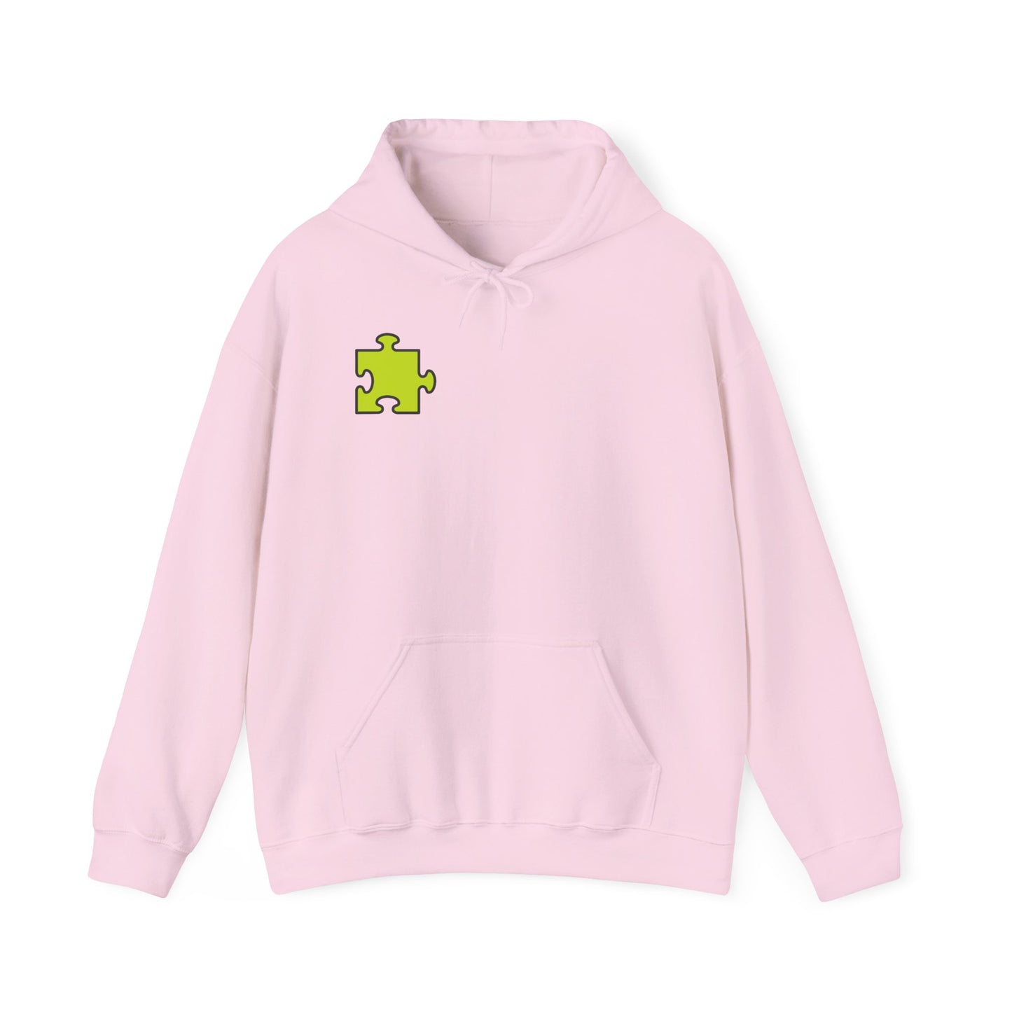 Colorful Puzzle Piece Hoodie for Creative Minds, Perfect for Gifts, Cozy Sweatshirt for Everyday Wear,