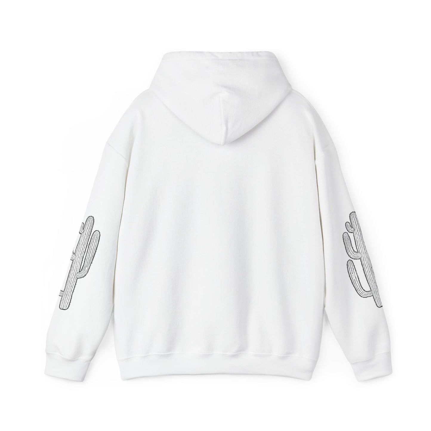 Cactus Graphic Hoodie, Cozy Sweatshirt, Perfect for Casual Days, Gifts for Nature Lovers, Summer Vibes Apparel