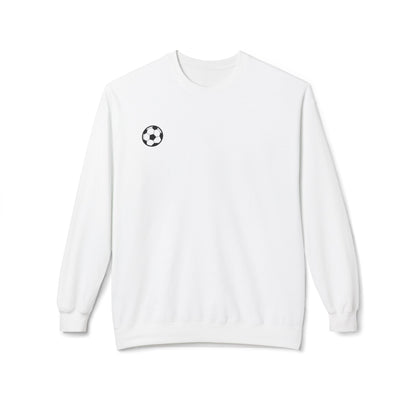 Soccer Fan Fleece Sweatshirt, Cozy Sportswear,  Crewneck, Perfect Gift for Athletes, Great for Game Days and Relaxing
