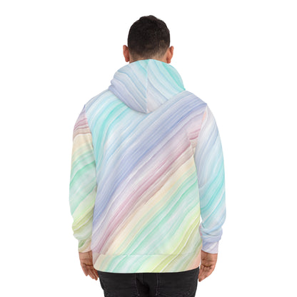 Colorful Pastel Abstract Hoodie, Vibrant Fashion Sweatshirt, Stylish Casual Wear, Gift for Her, Trendy Streetwear