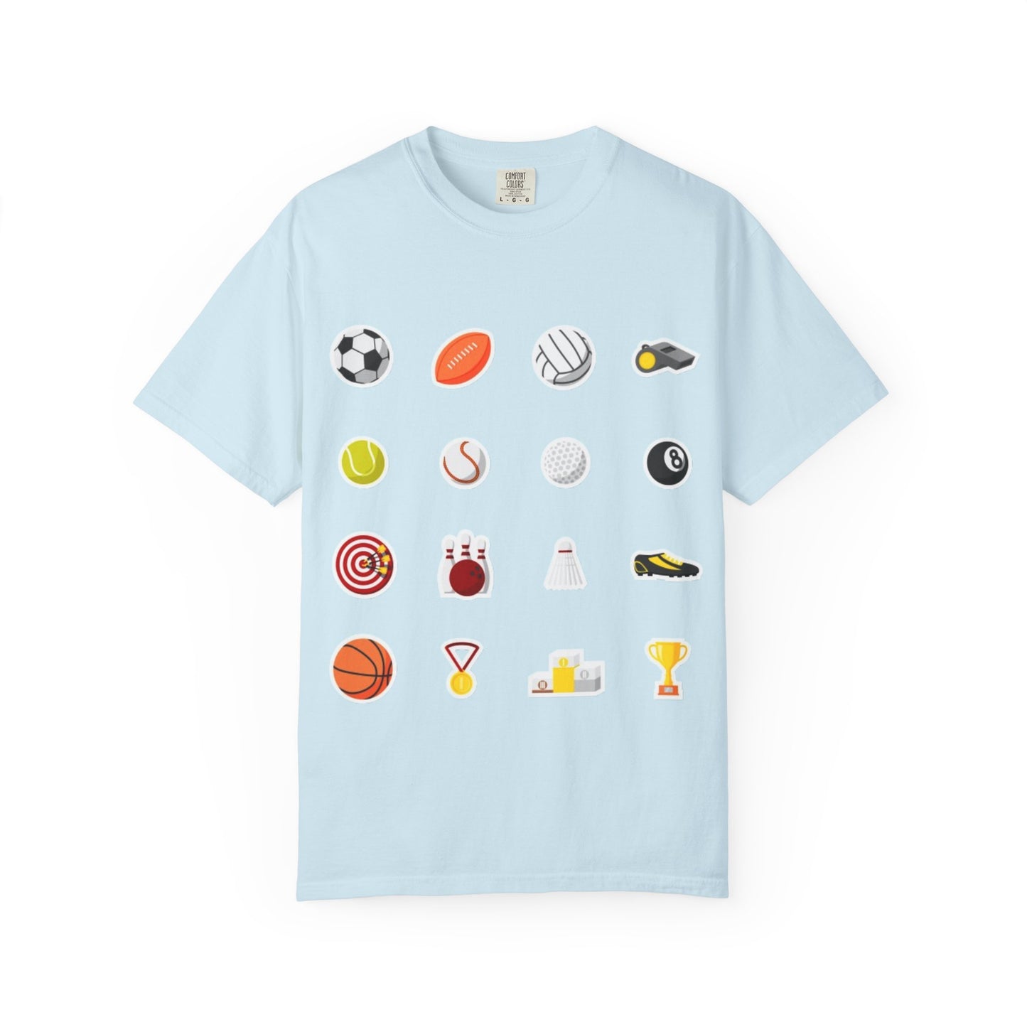 Sporty Icon T-Shirt, Casual Wear, Gift for Athletes, Sports Lovers, Fun Workout Shirt, Sports Themed Apparel