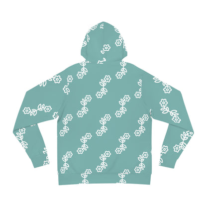 Floral Pattern Fashion Hoodie, Cozy Floral Sweatshirt, Trendy AOP Hoodie, Spring Fashion, Gift for Flower Lovers