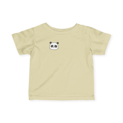 Cute Panda Infant Tee, Baby T-Shirt, Toddler Shirt, Unique Gift for Babies, Animal Lover Apparel, Cute Kids Clothes