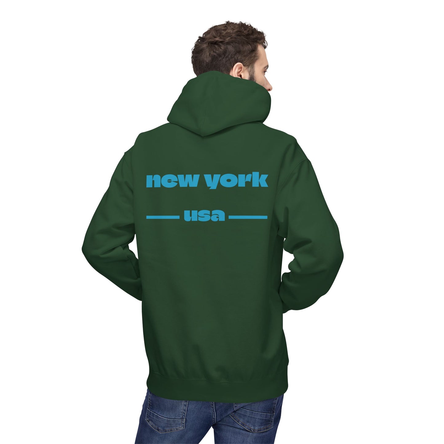 New York Star Hoodie, Fleece Sweatshirt, Casual Streetwear, Perfect Gift for Travelers, Cozy Hoodie, Summer Essential