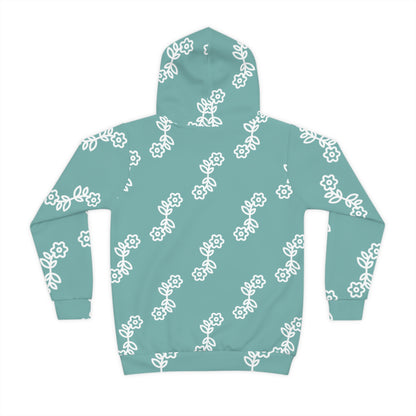 Floral Pattern Children's Hoodie, Cozy Kids Sweatshirt, Spring Fashion, Birthday Gift, Cute Toddler Hoodie, Gift for Girls
