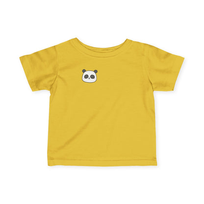 Cute Panda Infant Tee, Baby T-Shirt, Toddler Shirt, Unique Gift for Babies, Animal Lover Apparel, Cute Kids Clothes