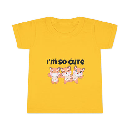 Adorable Toddler T-Shirt | Cute Animal Tee for Kids, Playful Shirt, Birthday Gift, Gift for Toddlers, Everyday Wear