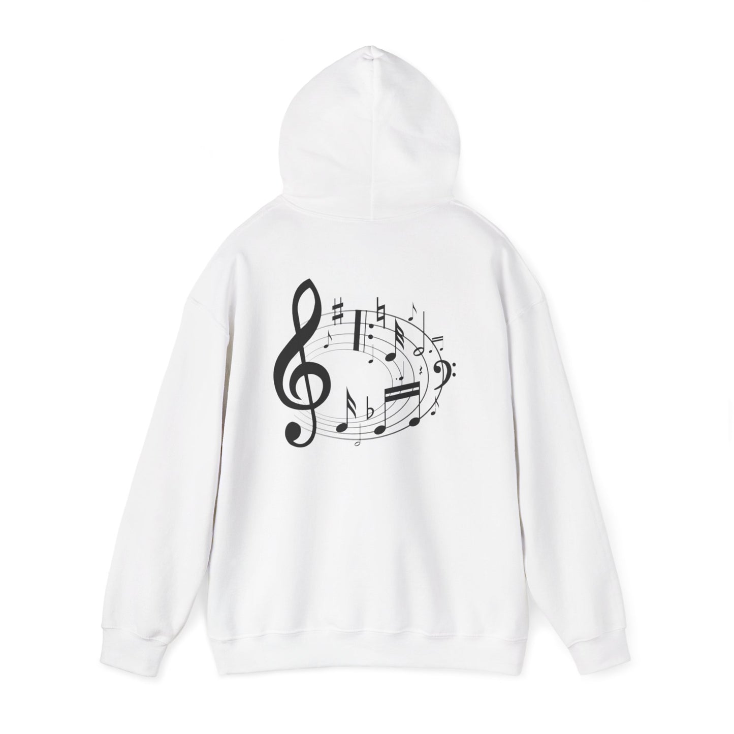 Music Lovers  Hooded Sweatshirt – 'Without Music, Life Would Be a Mistake'